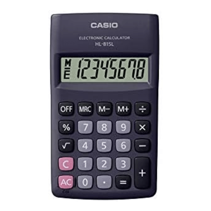 HL-815 Casio Basic 8 Digit Calculator
