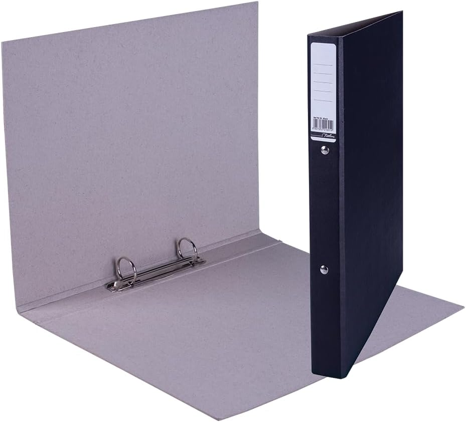 A4 Trunk Board 2 Ring Binder 25mm - Black