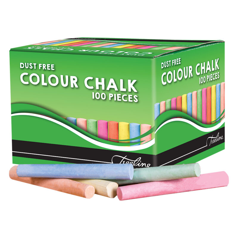 Assorted Chalk - Box 100 – Back to School