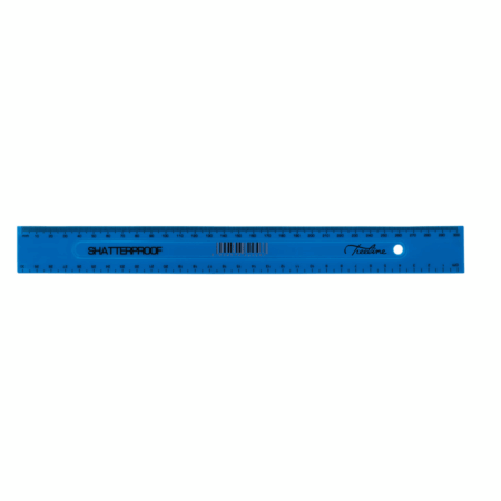 Treeline Shatter Resistant Ruler - 30cm