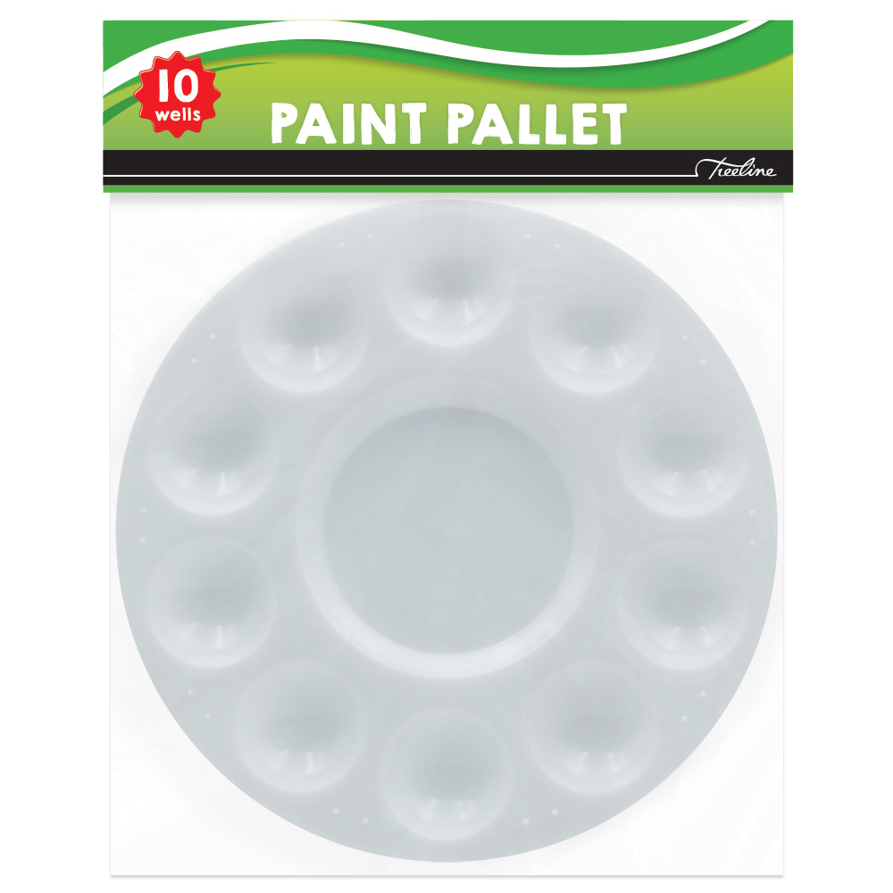 Treeline Round Paint Pallet